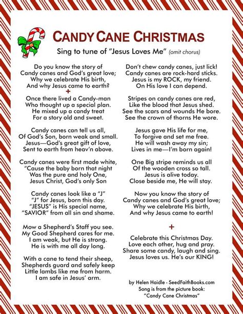 candy cane christmas song lyrics|More.